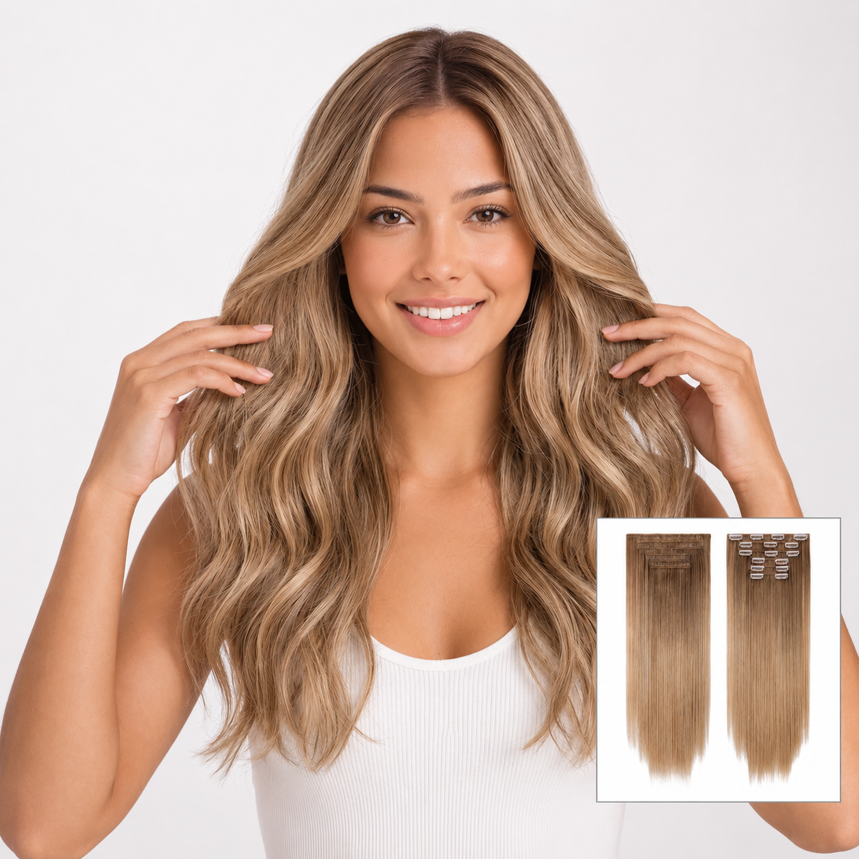 6-Piece Scalp Clip-in Hair Extension Set™