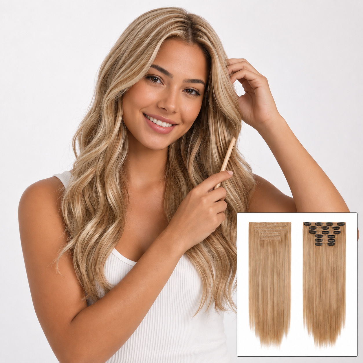 6-Piece Scalp Clip-in Hair Extension Set™
