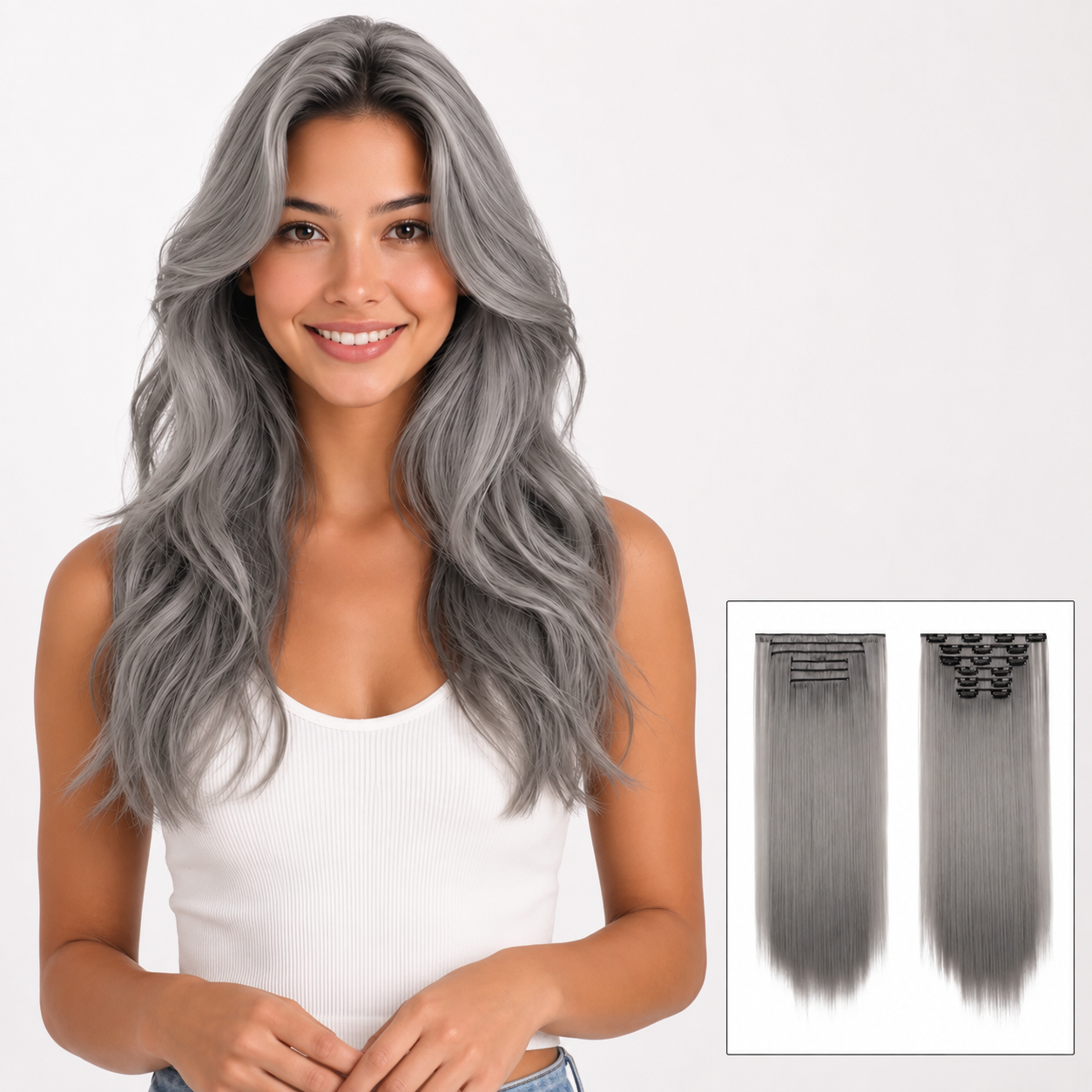 6-Piece Scalp Clip-in Hair Extension Set™