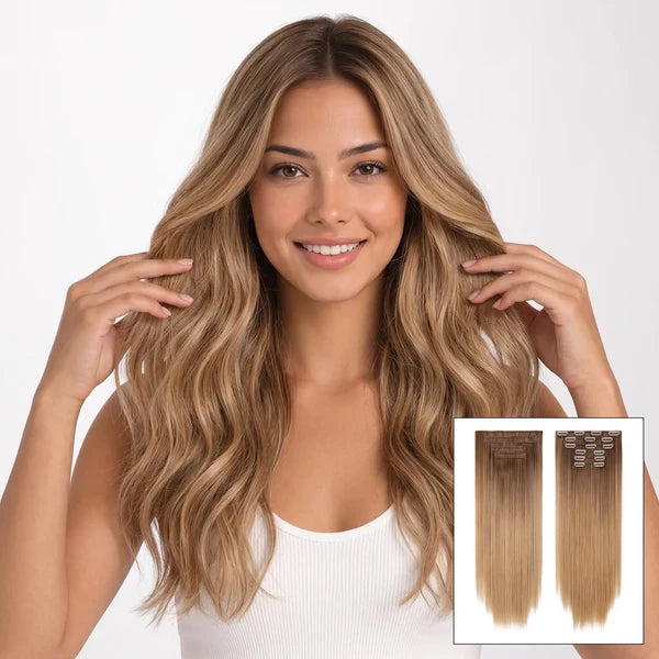 6-Piece Scalp Clip-In Hair Extension Set™