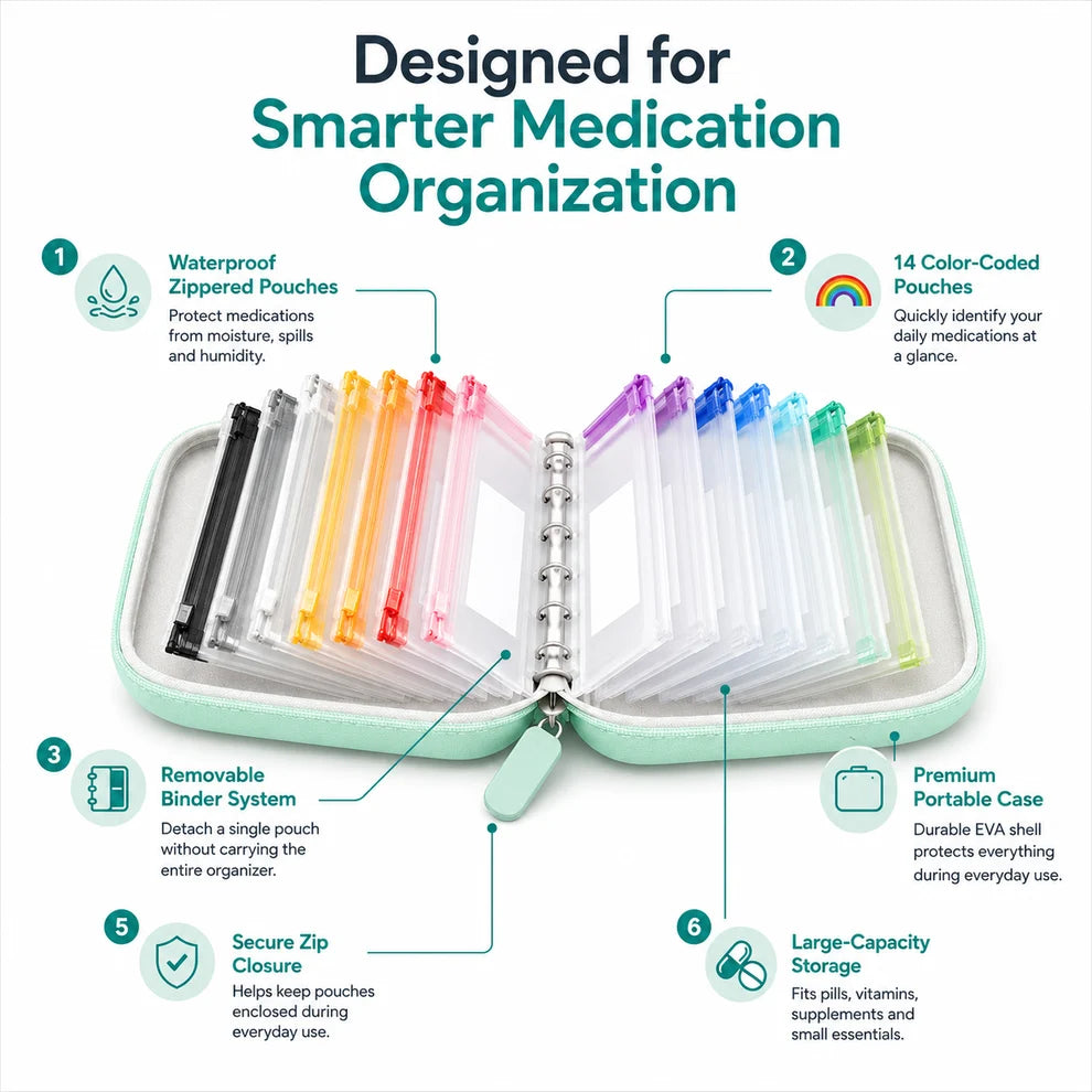 Cezine™ – Waterproof Weekly Pill Organizer