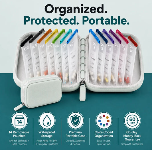 Cezine™ – Waterproof Weekly Pill Organizer