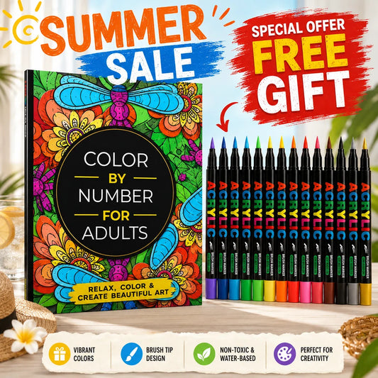 Color By Number Book