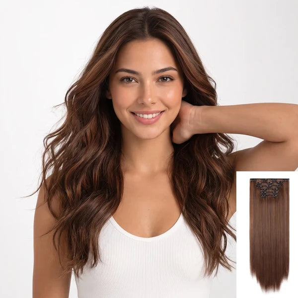 6-Piece Scalp Clip-In Hair Extension Set™