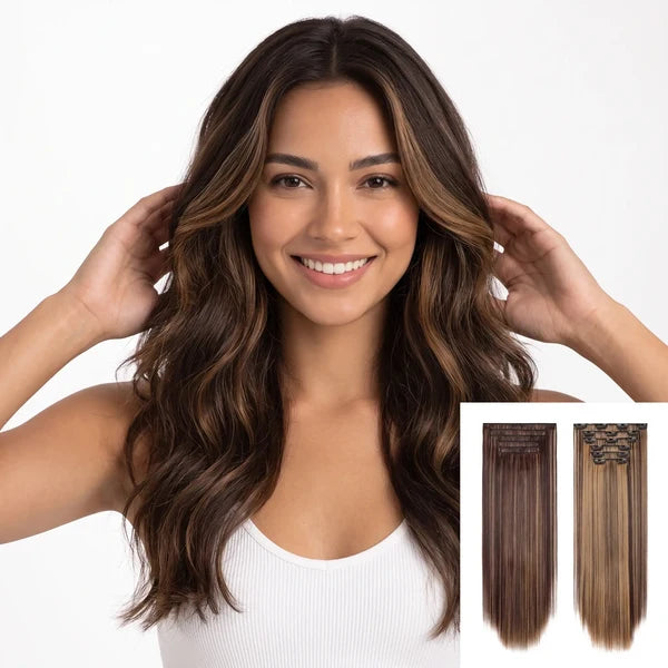 6-Piece Scalp Clip-In Hair Extension Set™