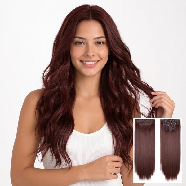 6-Piece Scalp Clip-In Hair Extension Set™