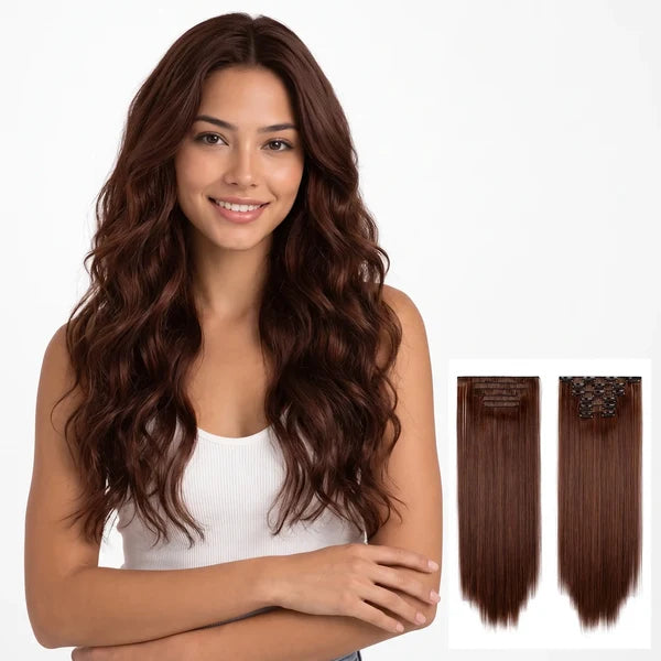 6-Piece Scalp Clip-In Hair Extension Set™
