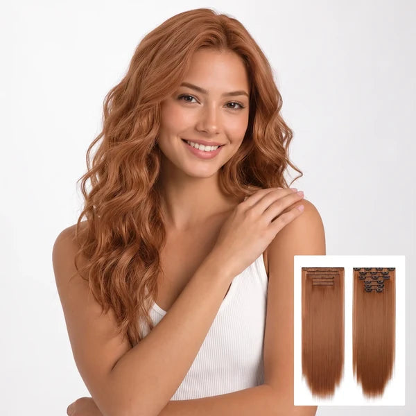6-Piece Scalp Clip-In Hair Extension Set™