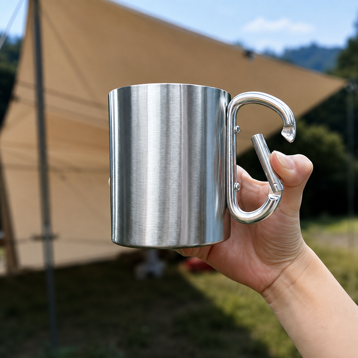 Camping Steel Mug