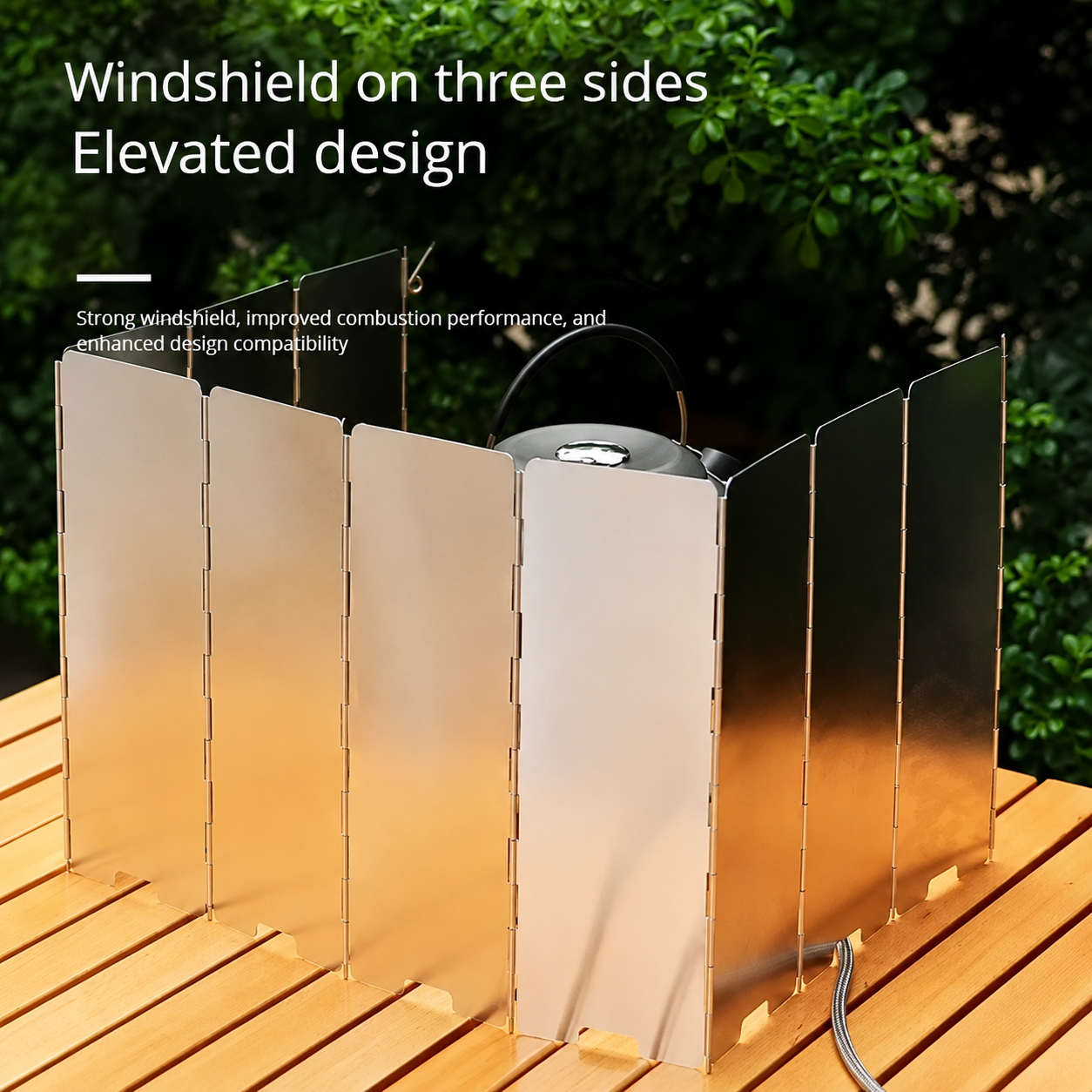 Outdoor Gas Stove Windshield