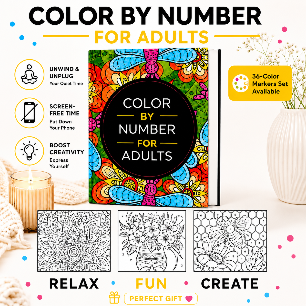 Color By Number Book