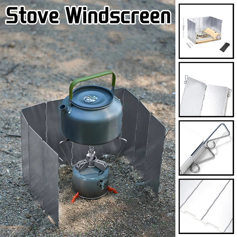 Outdoor Gas Stove Windshield